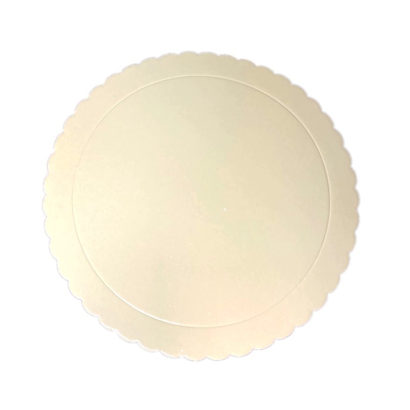 Bandeja redonda 25 cm x 3 mm BEIG Extra Fuerte