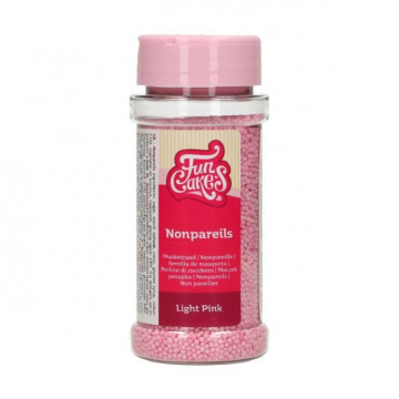 Sprinkles Mini perlitas Rosa 80 g Funcakes