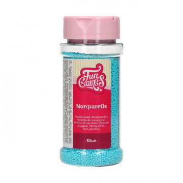 Sprinkles Mini perlitas Azul 80 g Funcakes