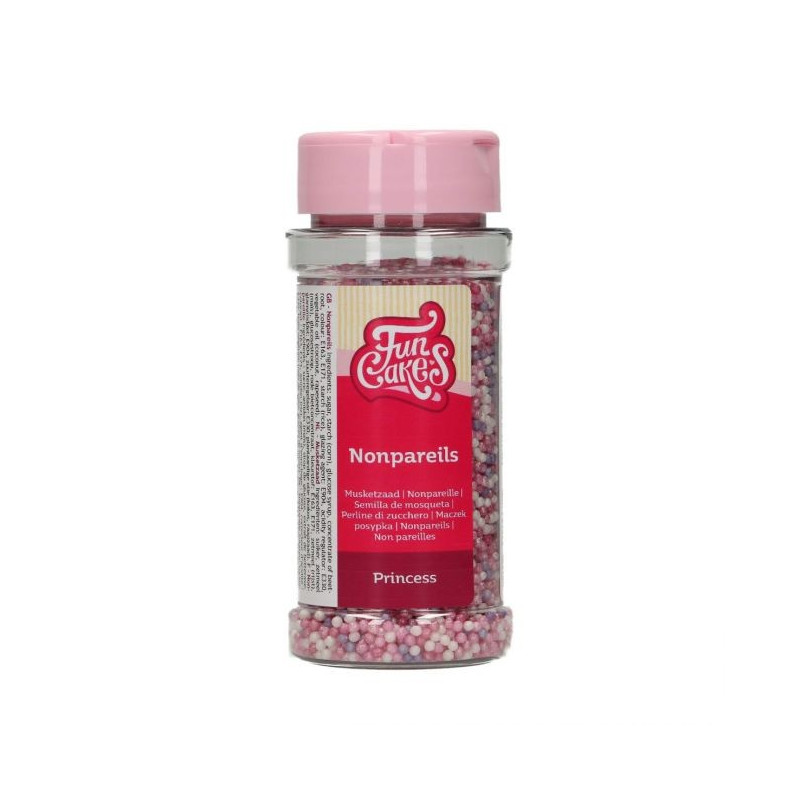Sprinkles Mini perlitas Princesa 80 g Funcakes