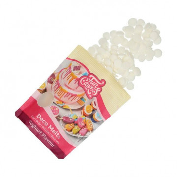 Candy Melt Blanco Sabor Yogur 250 g  Funcakes