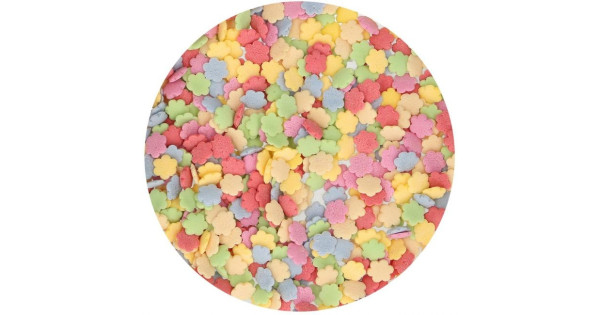 Sprinkles Flores Colores 60 g Funcakes