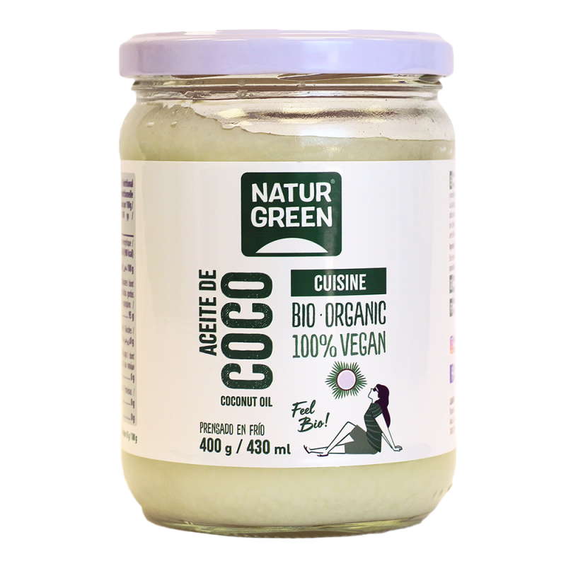 Aceite de Coco Virgen Bio 400 g NaturGreen