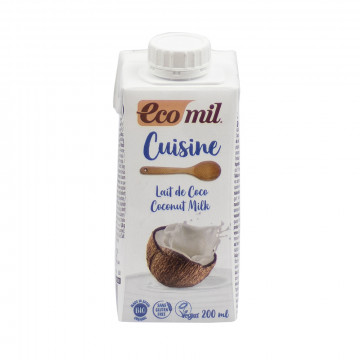 Leche de Coco Ecomil Cuisine Bio 200 ml NaturGreen