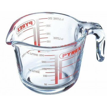 Jarra de medición vidrio 250 ml Kitchen Craft