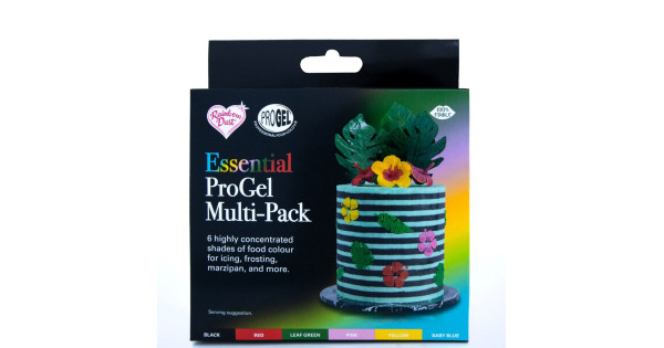 Pack de 6 Colorantes en gel Multipack Essentials Progel