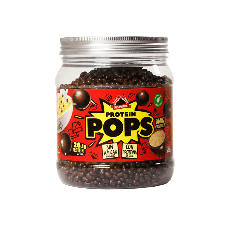 Cereales Protein POP Chocolate Negro 500 g MaxProtein
