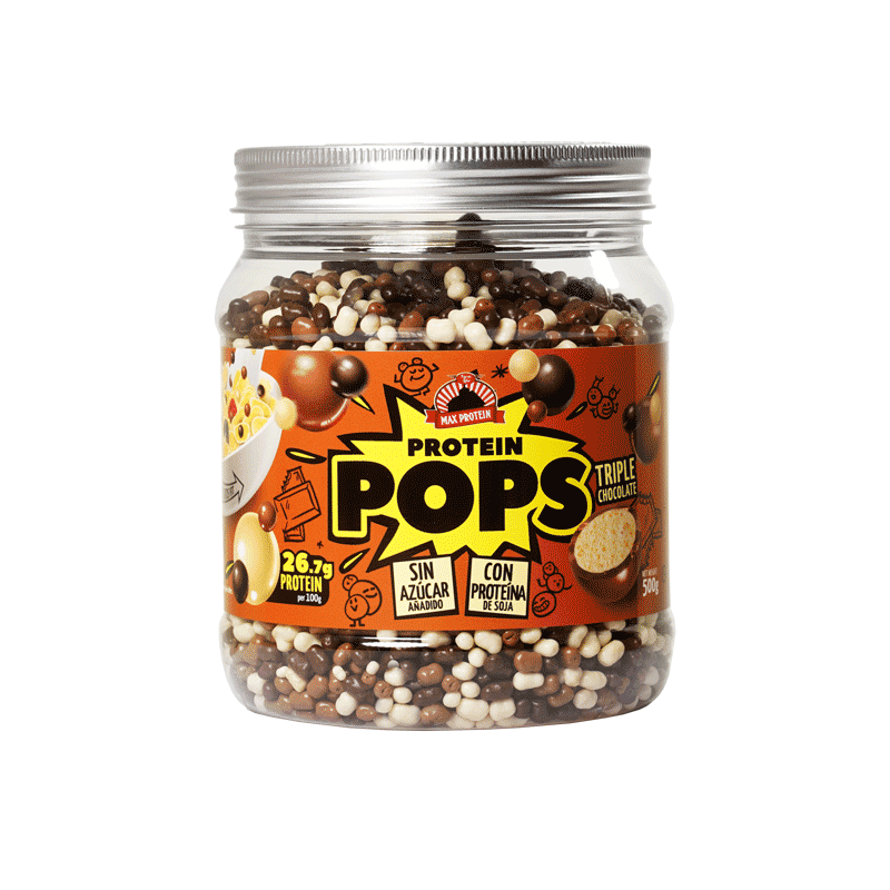 Cereales Protein POP Tripe Chocolate 500 g MaxProtein