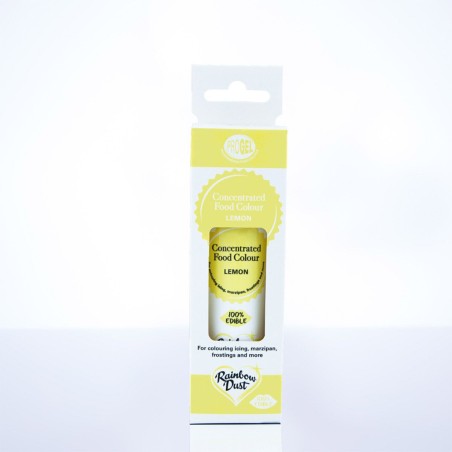 Colorante en gel concentrado Lemon Amarillo Limón ProGel Rainbow Dust