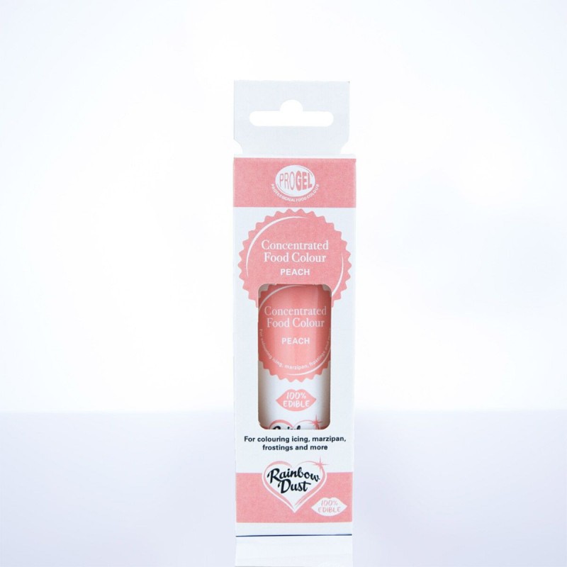 Colorante en gel concentrado Peach Melocotón/Piel ProGel Rainbow Dust