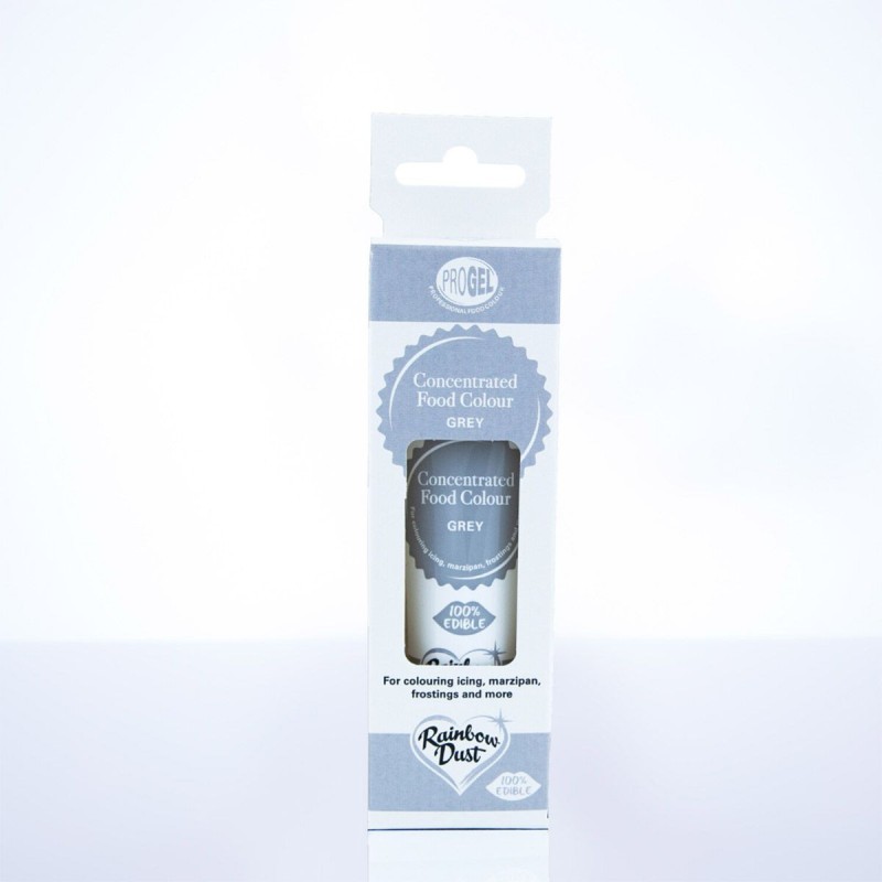 Colorante en gel concentrado Grey Gris ProGel Rainbow Dust