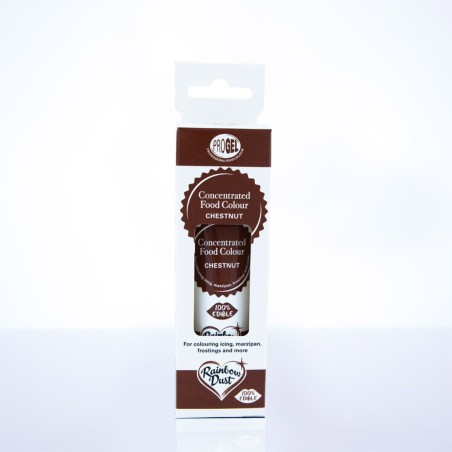 Colorante en gel concentrado Chestnut Castaño ProGel Rainbow Dust