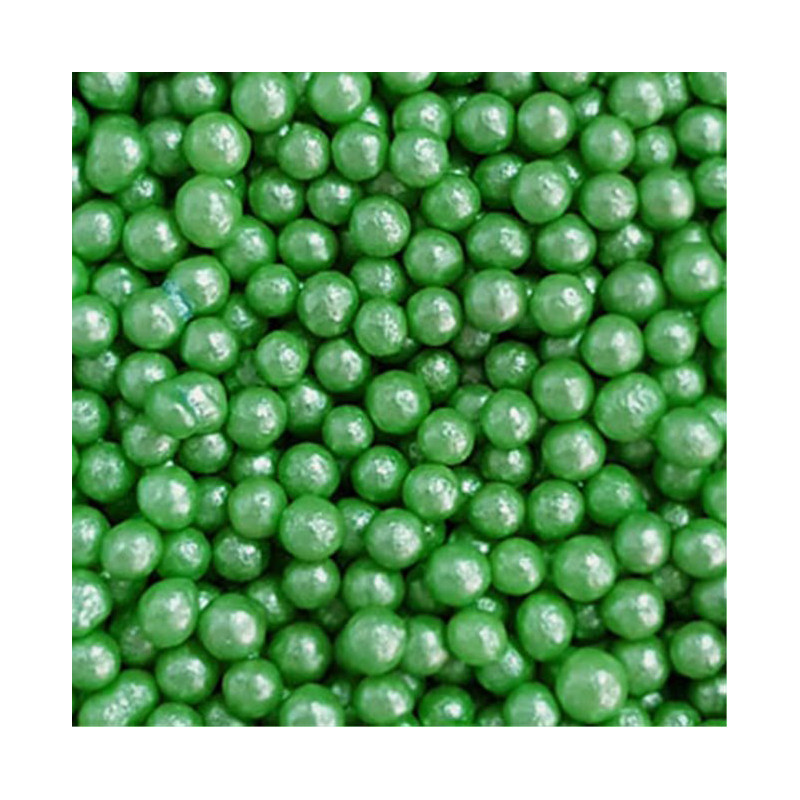 Sprinkles Perlas Verde Metalizadas 90 g Azucren