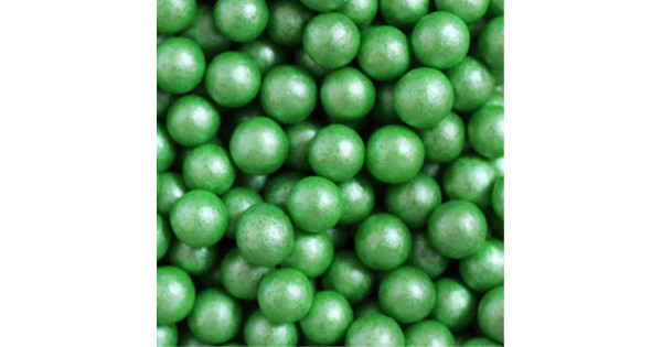 Sprinkles Perlas Verde Metalizadas 7 mm 90 g Azucren