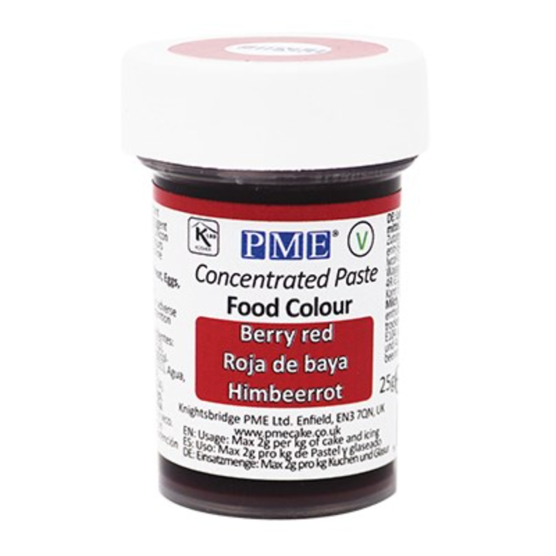 Colorante en pasta Rojo Berry 25 g PME