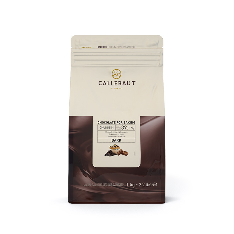 Chunk de Chocolate Negro 1kg Callebaut