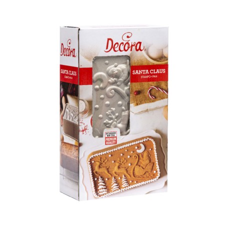 Molde rectangular Plum Cake Santa Claus Decora Italia