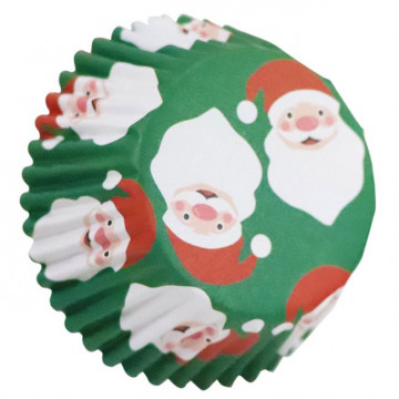 Cápsulas cupcakes Verde y Santa Claus PME