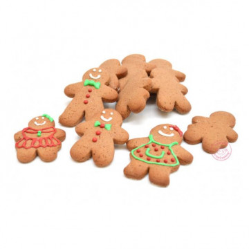 Pack 4 Cortantes Familia Gingerbread Scrapcooking