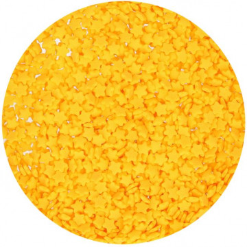 Sprinkles Mini Estrellas Amarillas 60 g Funcakes