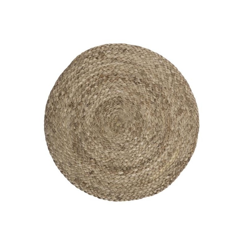 Salvamantel de Jute natural Redondo IbLaursen