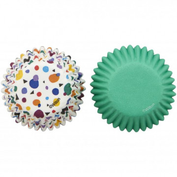 Cápsulas de Mini Cupcakes Max Dots (100) Wilton