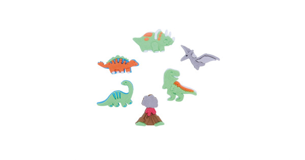 Decoraciones comestibles Dinosaurios PME
