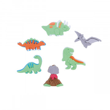 Decoraciones comestibles Dinosaurios PME
