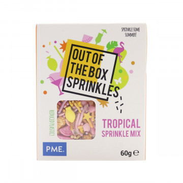Mix de Sprinkles Out of Box TROPICAL 60 g PME