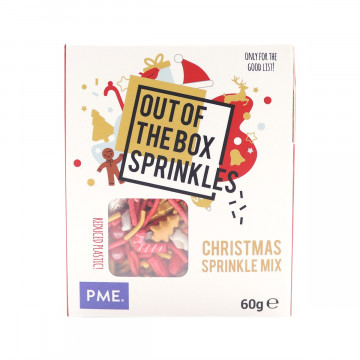 Mix de Sprinkles Out of Box CHRISTMAS 60 g PME
