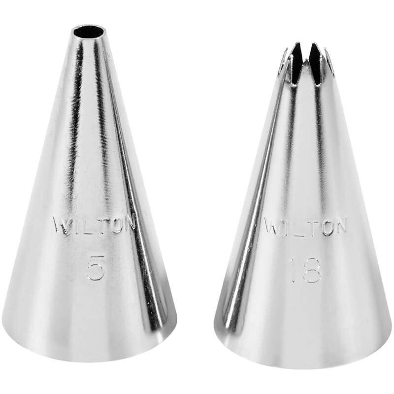 Pack boquilla nº 5 y nº18 Wilton