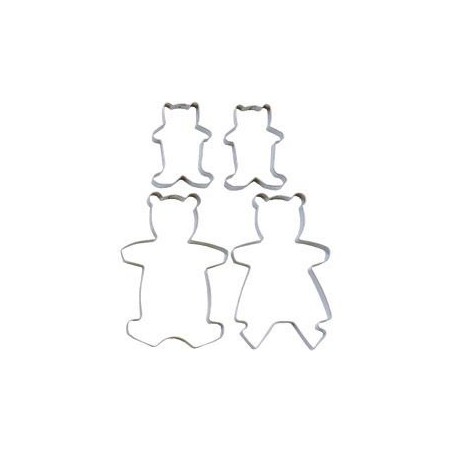 Cortantes pack 4 cortantes Osos Familia Tala