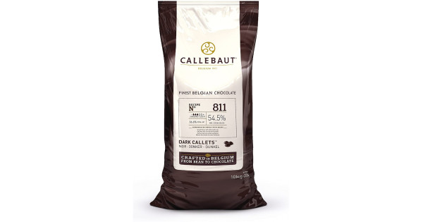 Chocolate negro 54,5% en grageas 10 kg Callebaut