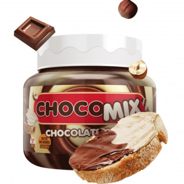 Crema protéica Chocolate Duo con avellana CHOCOMIX MaxProtein