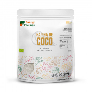Harina de Coco Ecológica 1kg Energy Feelings