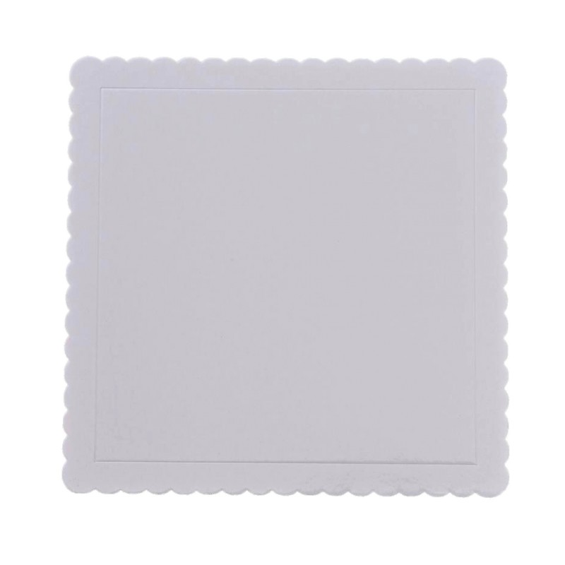 Bandeja cuadrada 25 x 25 cm BLANCO extra fuerte AZUCREN