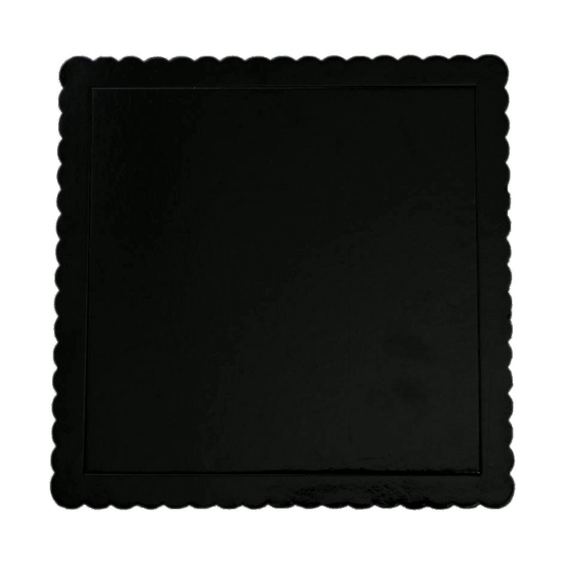 Bandeja cuadrada 30 x 30 cm NEGRO extra fuerte AZUCRE