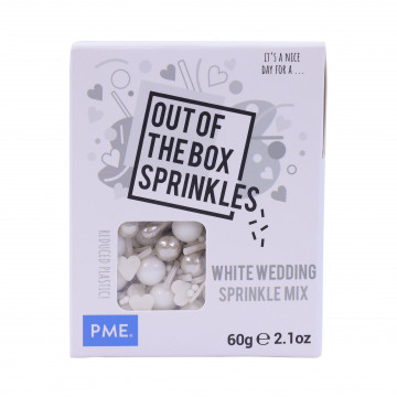 Mix de Sprinkles Out of Box White Wedding 60 g PME