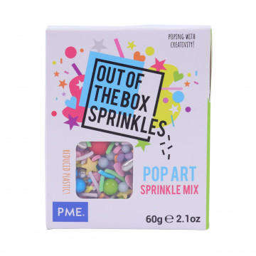 Mix de Sprinkles Out of Box Pop Art 60 g PME