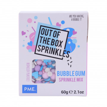 Mix de Sprinkles Out of Box Bubble Gum 60 g PME