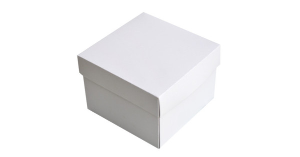 Caja para tarta cuadrada 26 x 26 x 15 cm Blanca