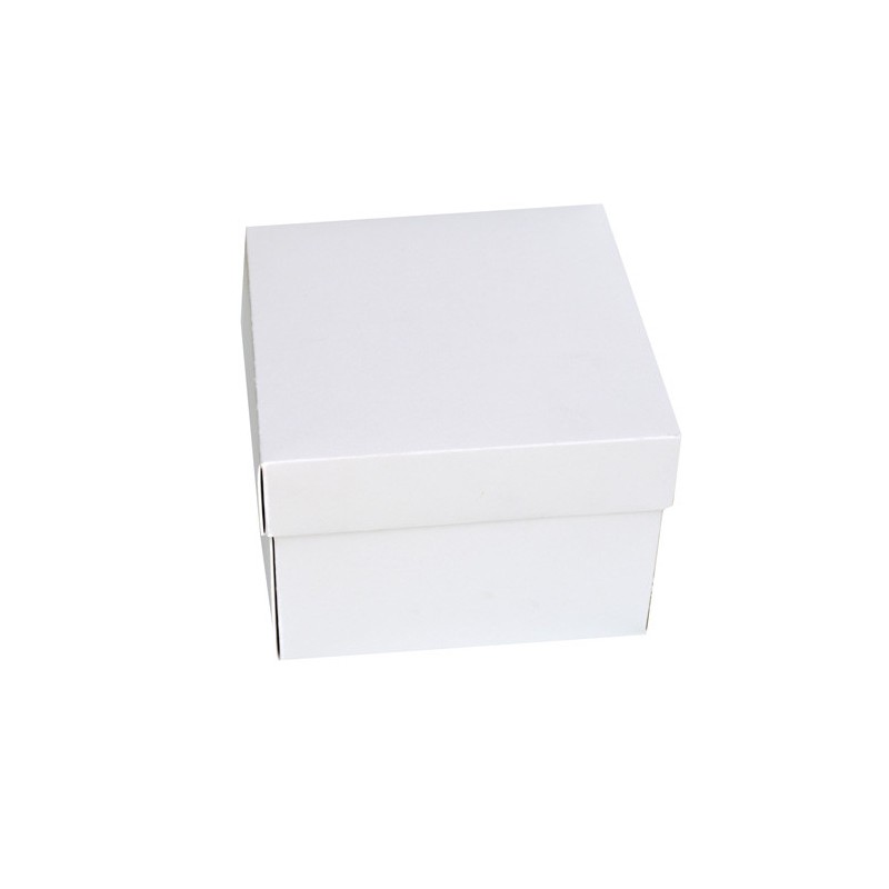 Caja para tarta cuadrada 28 x 28 x 15 cm Blanca
