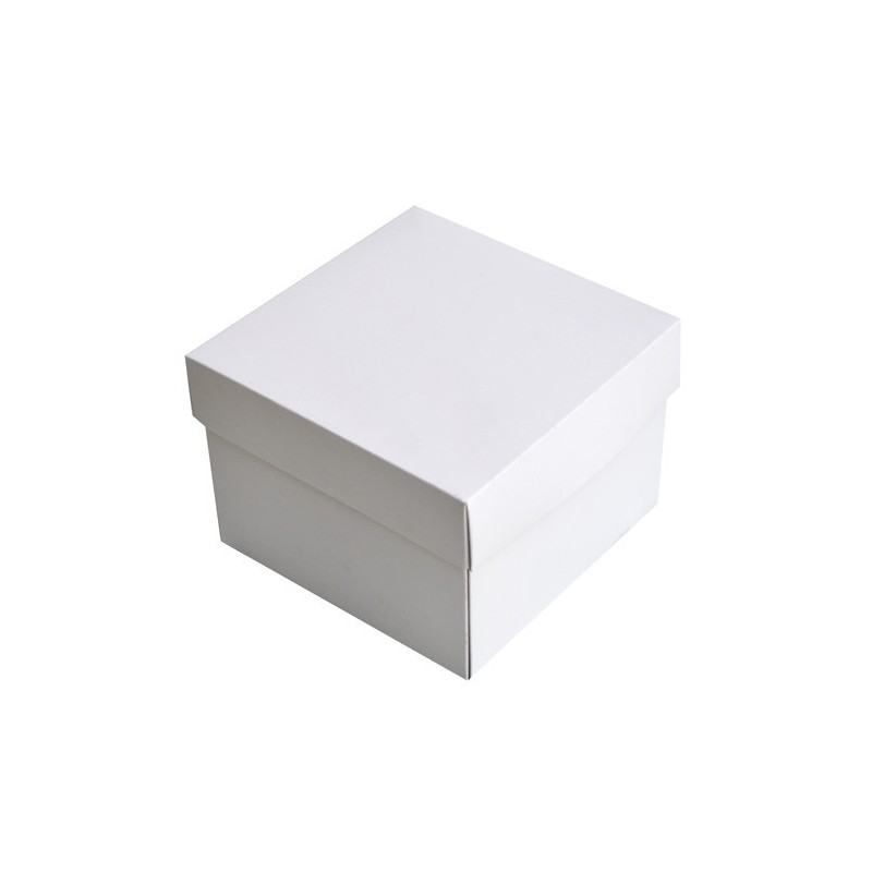 Caja para tarta cuadrada 28 x 28 x 15 cm Blanca