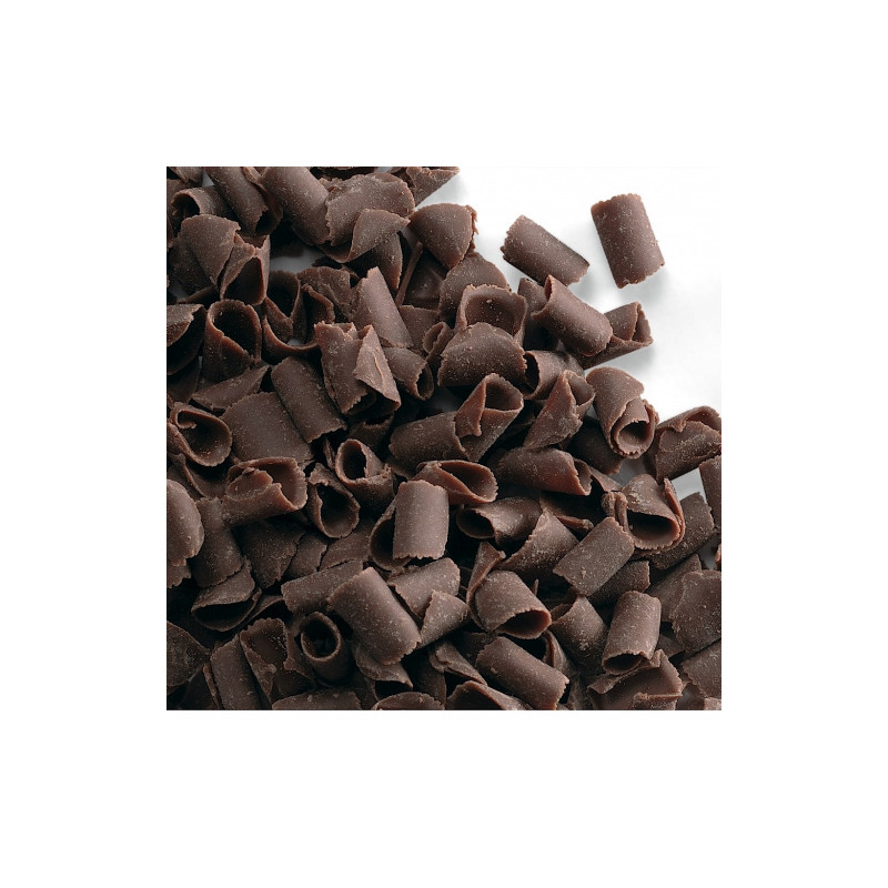 Rizos de chocolate negro para decorar 250g Callebaut