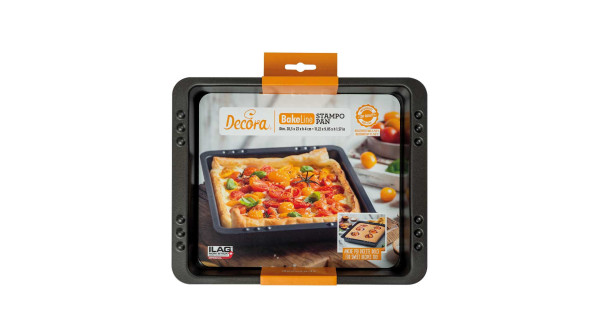 Molde rectangular 28 x 23 x 4 cm Bake&Cook Decora Italia