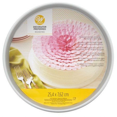 Molde de bizcocho redondo 25 cm x 7,6cm Wilton