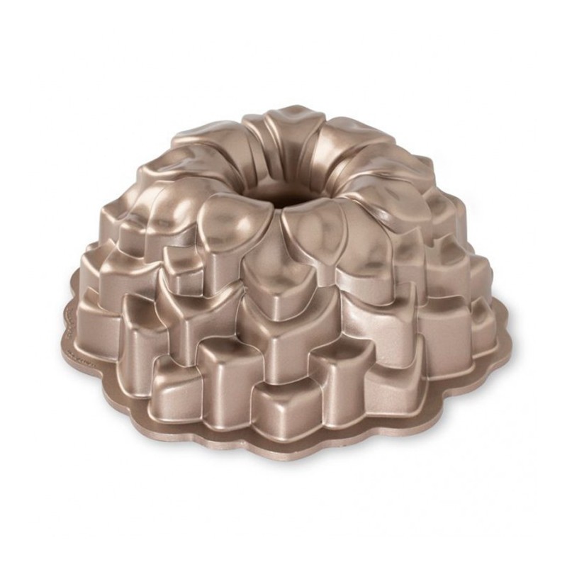 thumbnail image 2 of Nordic Ware 10-Cup Blossom Bundt Pan – Toffee Finish – 87537 2 of 6