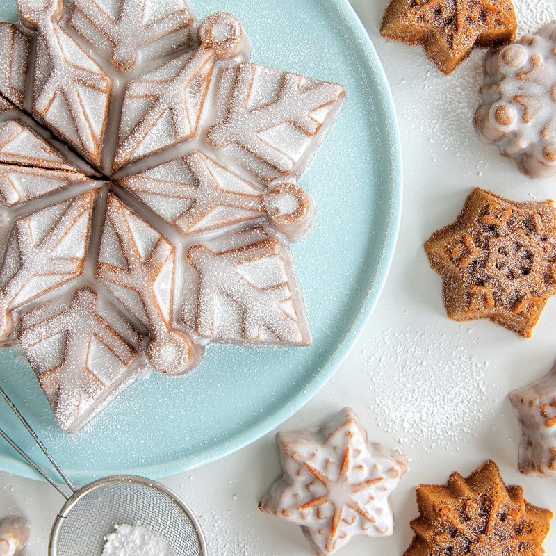Molde Snow Flake Copo de Nieve Nordic Ware