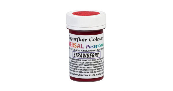 Colorante en pasta Universal Rojo Strawberry Sugarflair