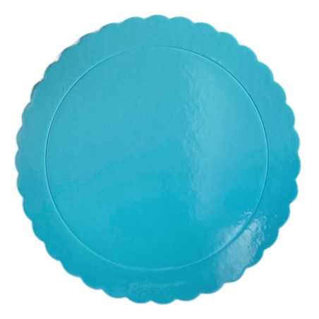 Bandeja redonda 20 cm x 3 mm Azul Cielo Extra Fuerte